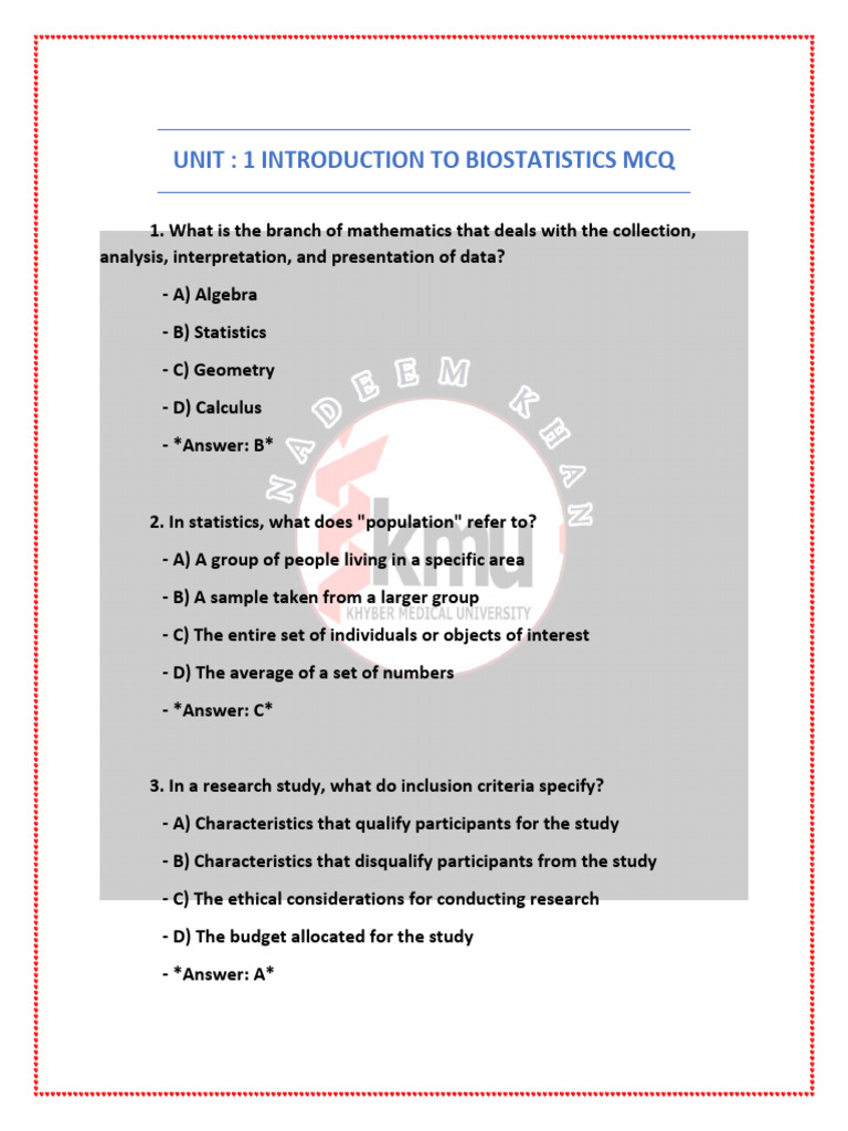 Biostatistics MCQs and Data Organization | PDF | Histogram | Scatter Plot