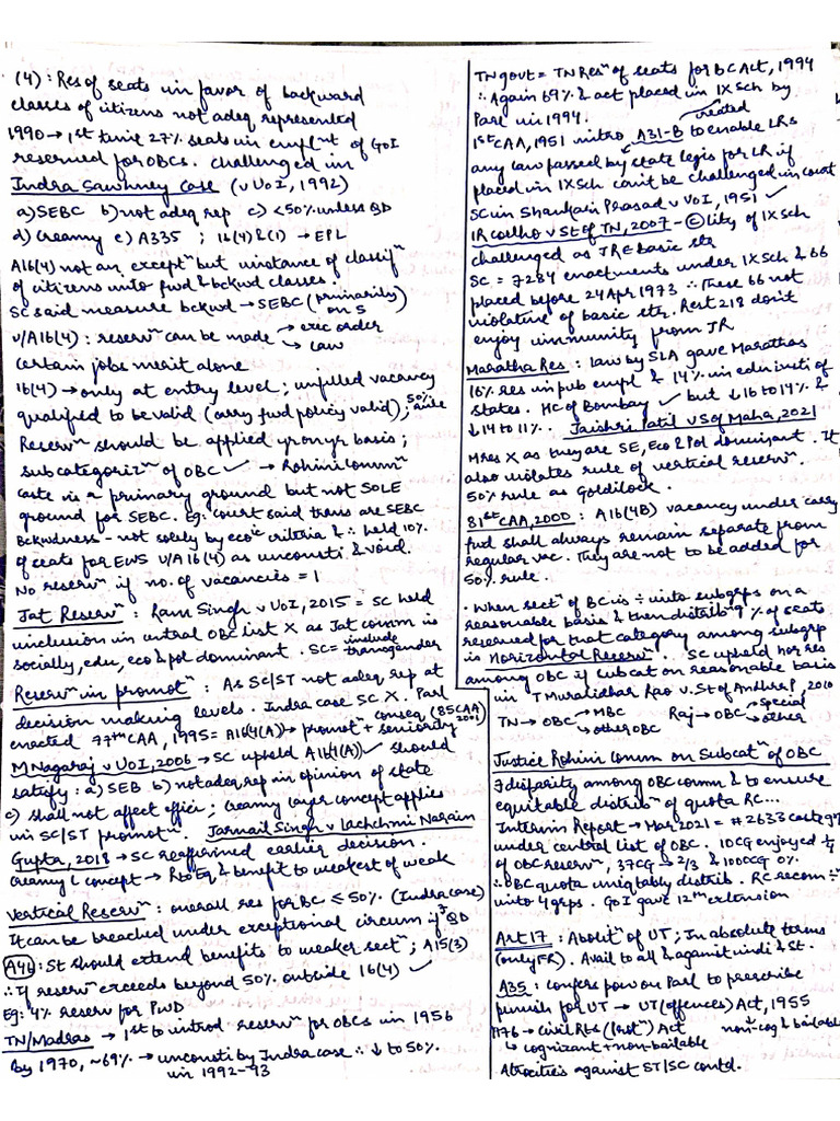 Shortened Class Notes | PDF