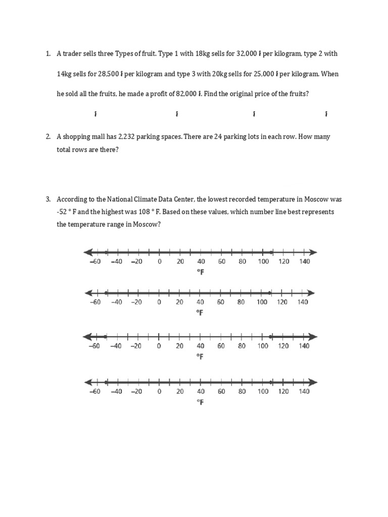 Math Problem Solving Questions | PDF