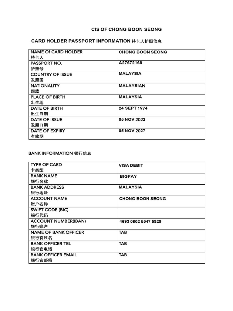 201.3 Offline Pos 6 Digit Loading Cis of Chan Boon Seong | PDF
