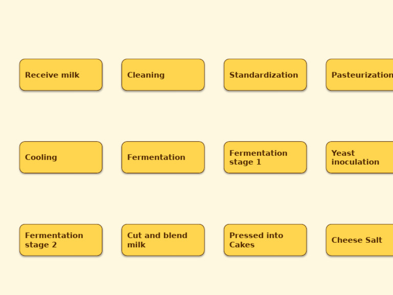 Cheese Production Process Steps | PDF