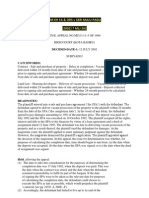 Case S&amp P Date of Contract