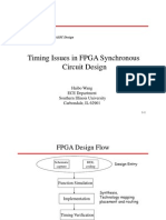 Timing Issues in FPGA Synchronous Circuit Design: ECE 428 Programmable ASIC Design