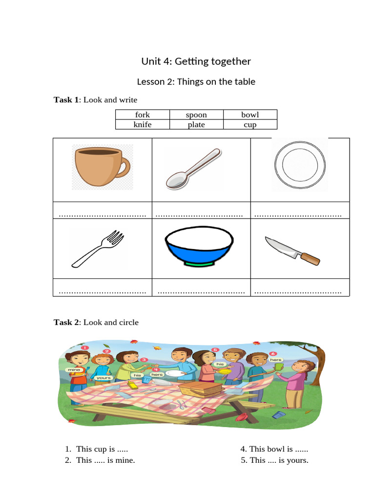 EU3 Unit4 Lesson 2 | PDF