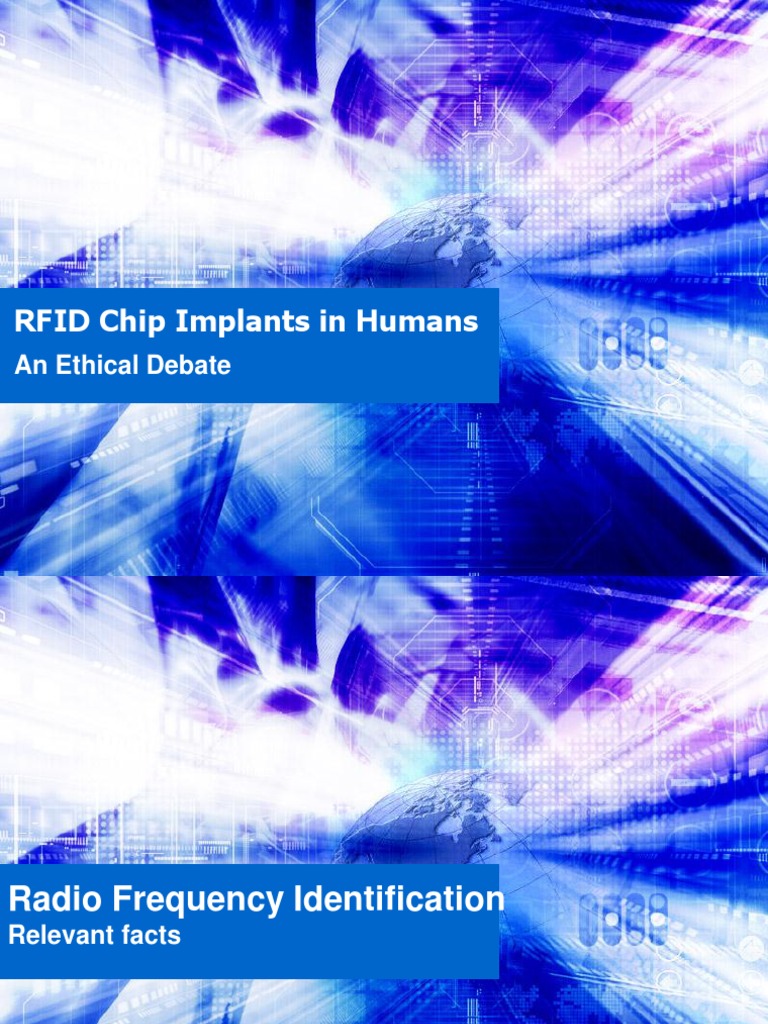 Ethical Issues On Rfid Presentation PDF Radio Frequency