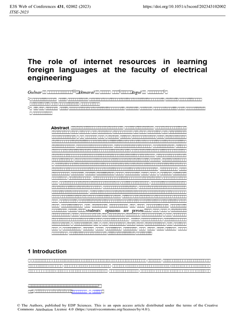 Internet Resources for Language Learning | PDF | Multimedia | Internet