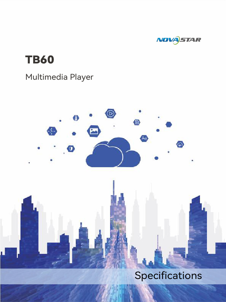 TB60 Multimedia Player Specs Overview | PDF | Wi Fi | Hdmi