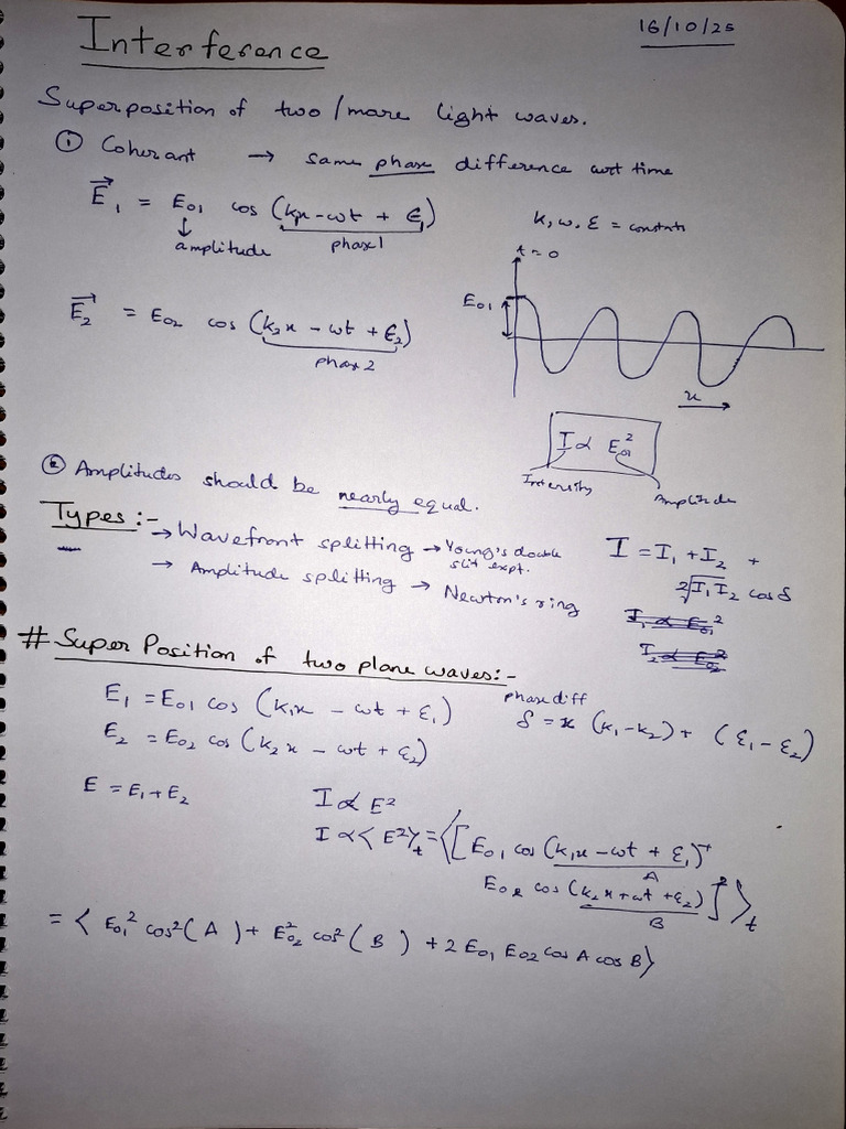 Understanding Wave Interference Patterns | PDF