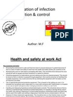 Key Legislation of Infection Prevention and Control