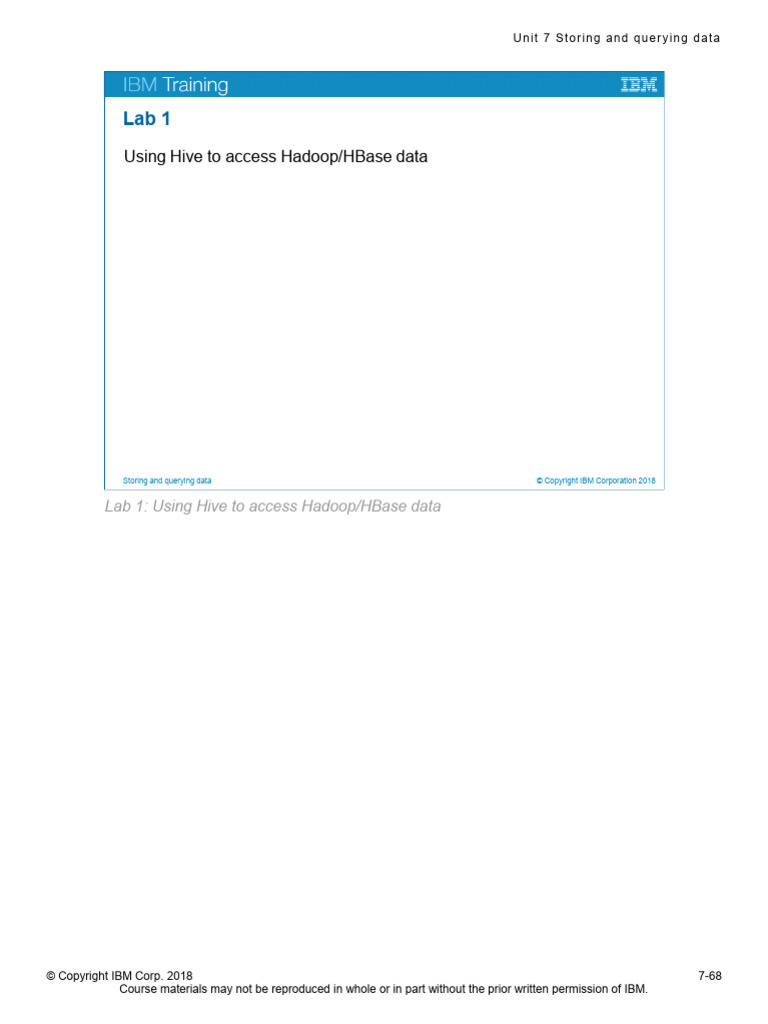 Accessing HBase Data with Hive | PDF | Command Line Interface | Apache ...