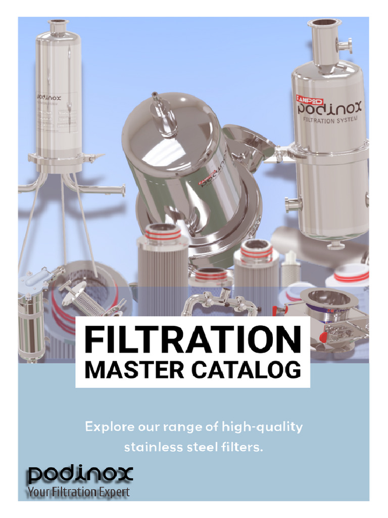 PODINOX Filtration Solutions Overview | PDF | Sterilization ...
