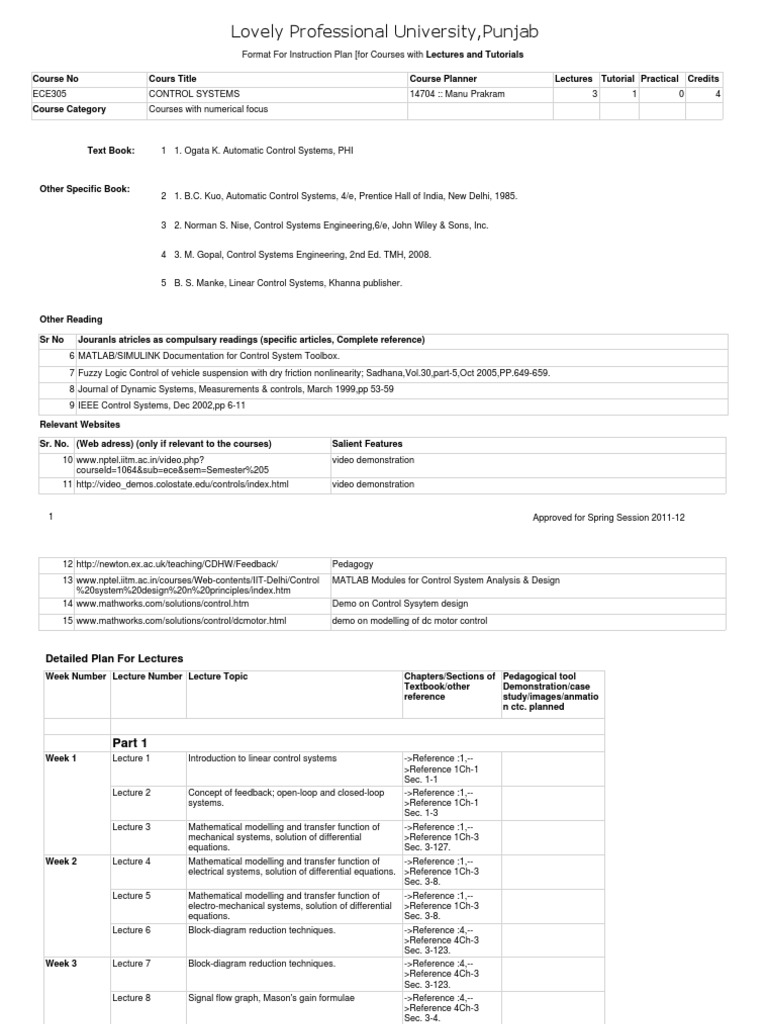 Control | Signal Processing | Physics & Mathematics. NISE Control Systems  Engineering 6th Ed Solutions ...
