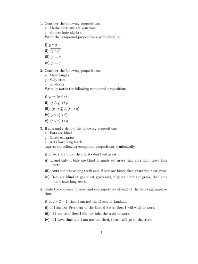 Problem Set | PDF