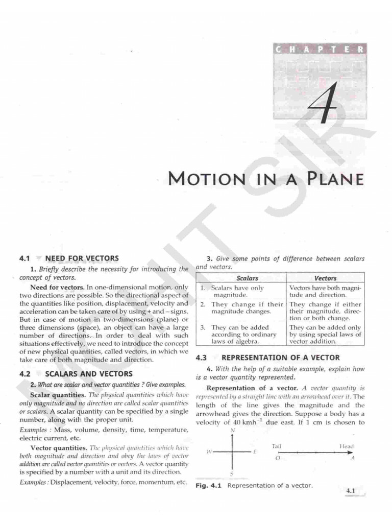 Motion in A Plain | PDF