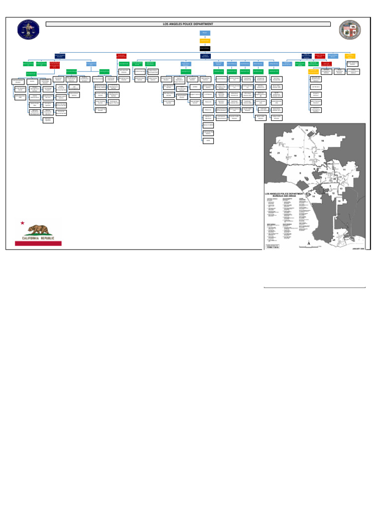Cops Organigramme Lapd 3 | PDF | Los Angeles Police Department ...