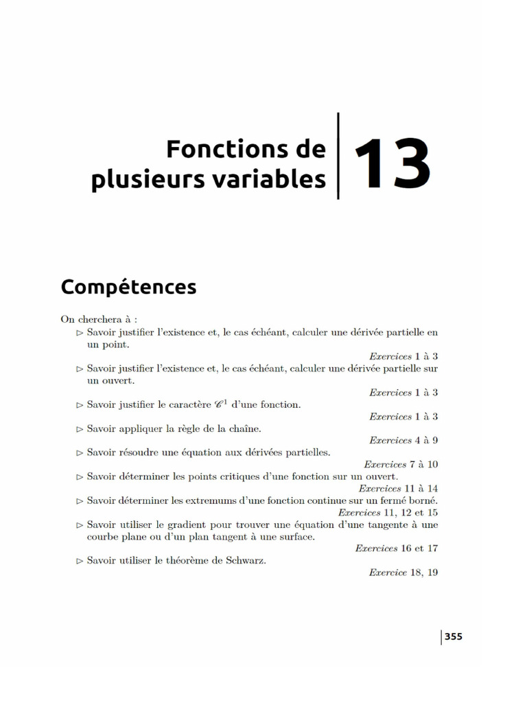Exos Calcul Diff | PDF