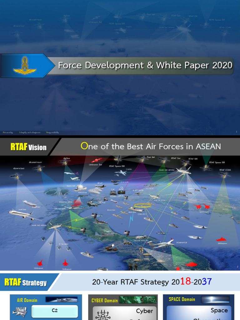 Thailand RTAF Development White Paper 2020 Presentation | PDF | Military