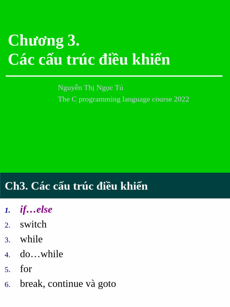 Chuong 3 | PDF