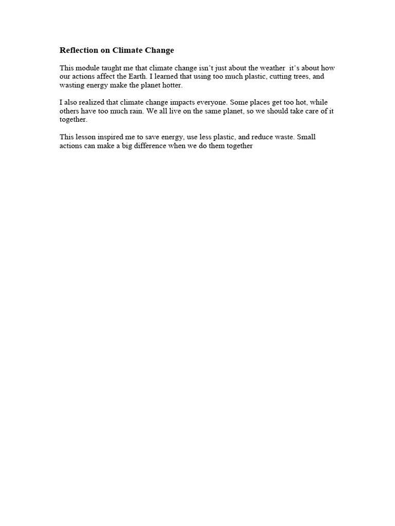Collective Action Against Climate Change | PDF
