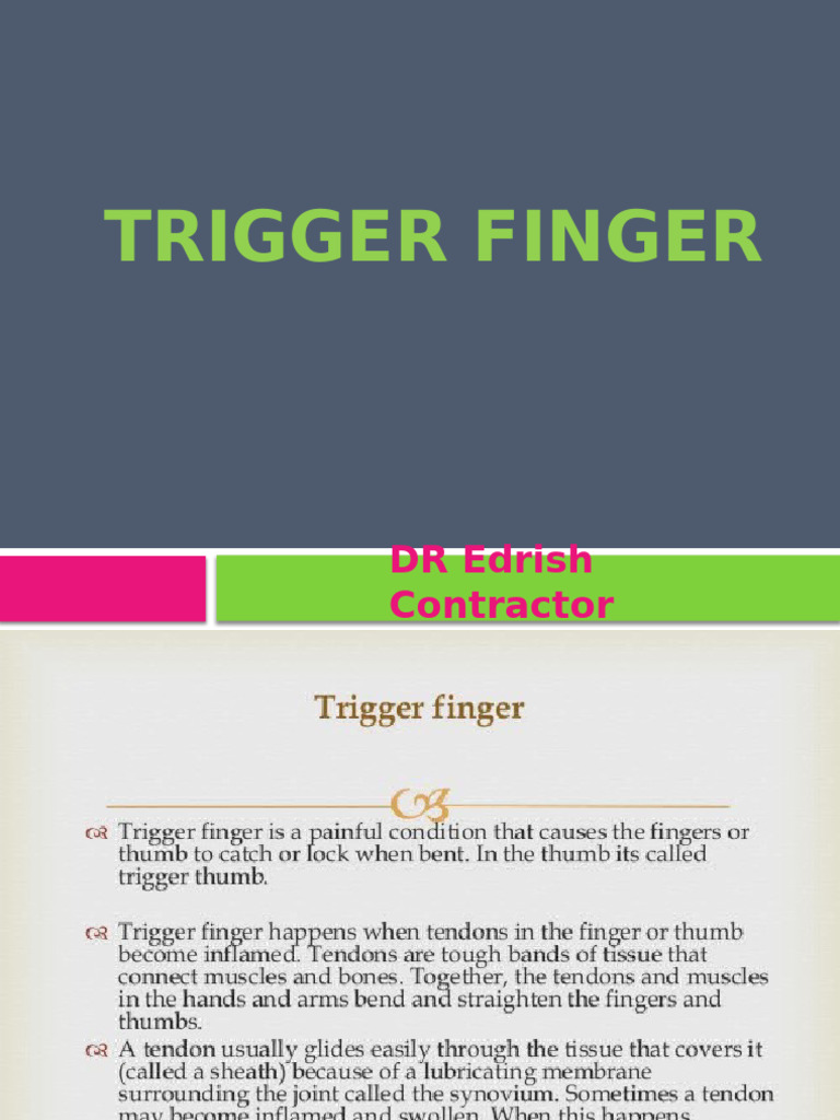 Trigger Finger | PDF