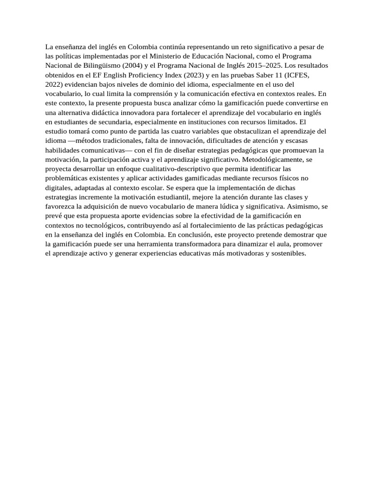 Resumen de Ponencia | PDF