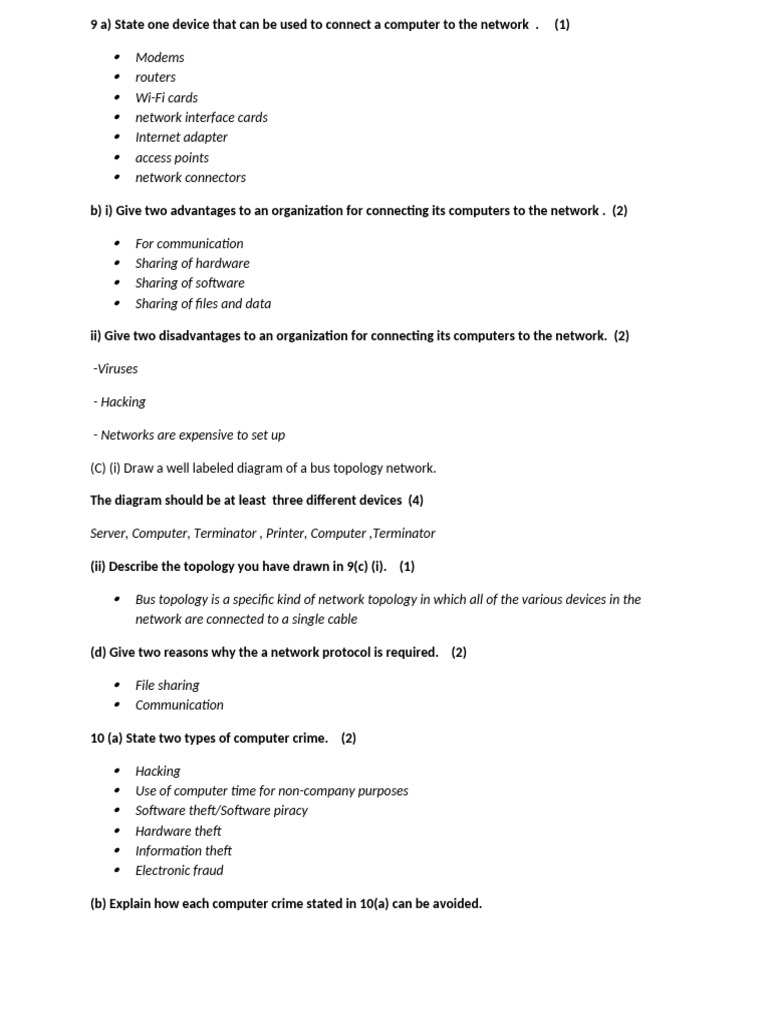 Network and Computer Systems Overview | PDF | Computer Network ...