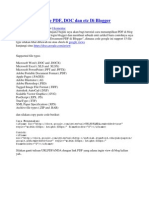 Menampilkan File PDF, DOC Dan Etc Di Blogger: 0 Komentar