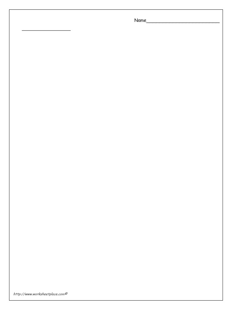 Plural Forms Worksheet | PDF