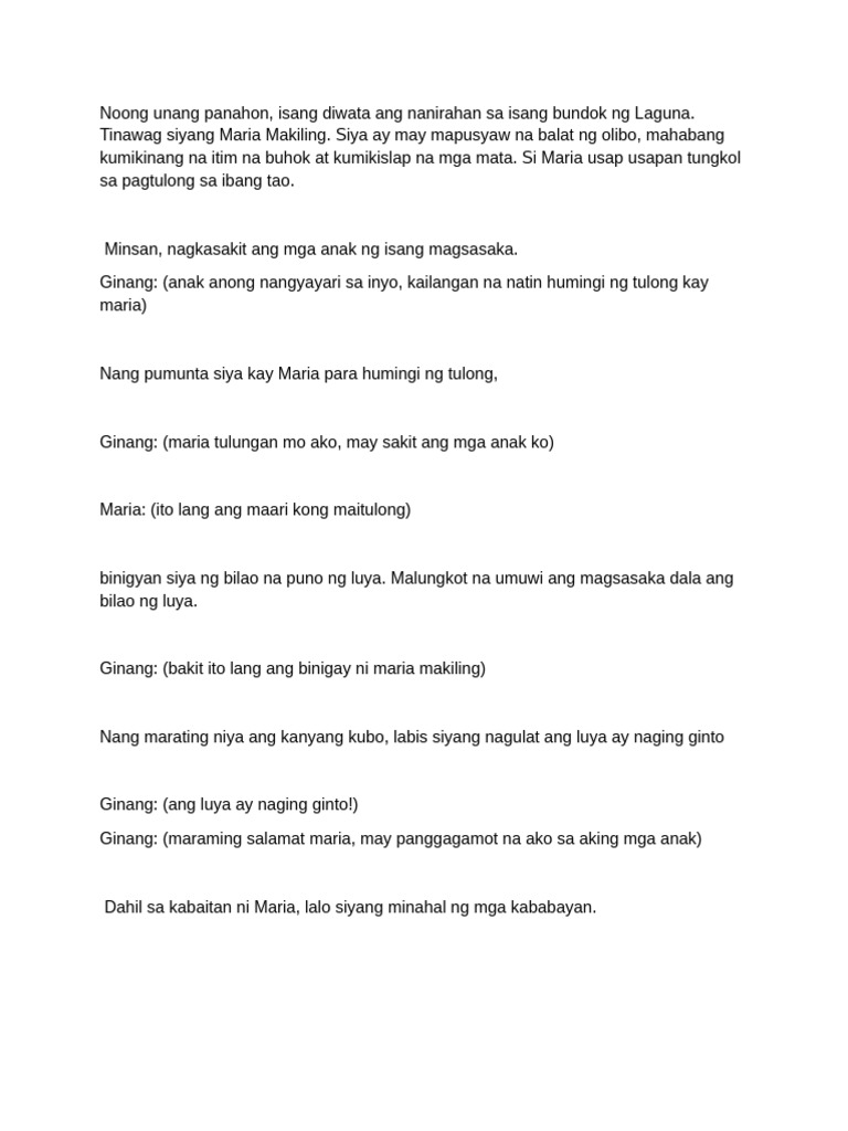 Noong Unang Panahon | PDF