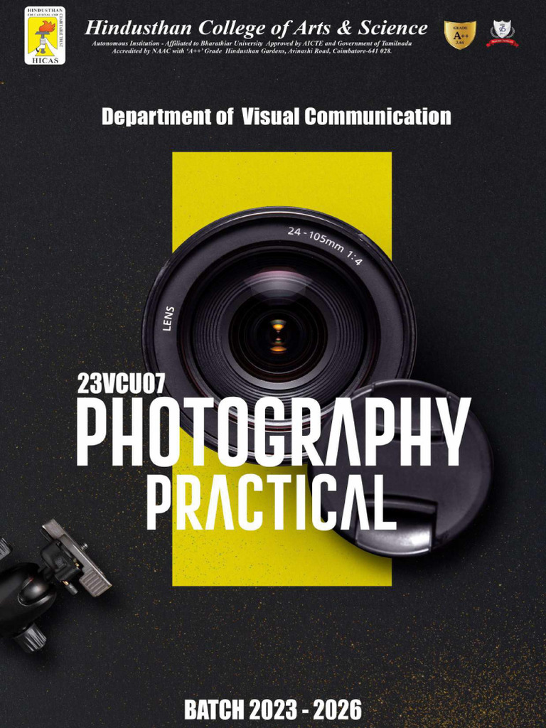 23bvc056 Santhosh Photography Practical | PDF