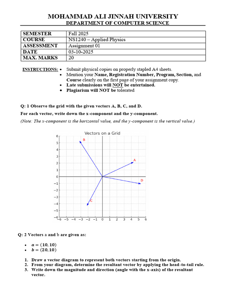 Applied Physics Assignment Fall 2025 | PDF