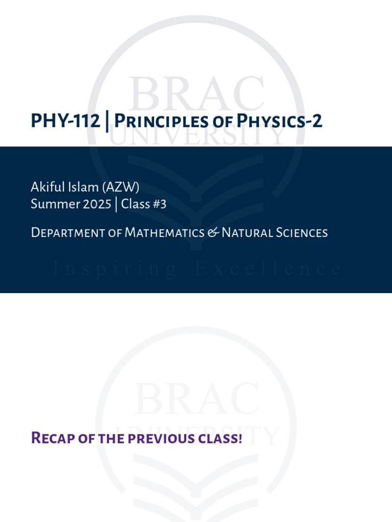 Electric Dipoles in Physics 2 Class | PDF | Dipole | Electric Field