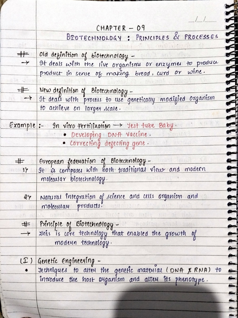 Biotechnology Principles and Processes | PDF