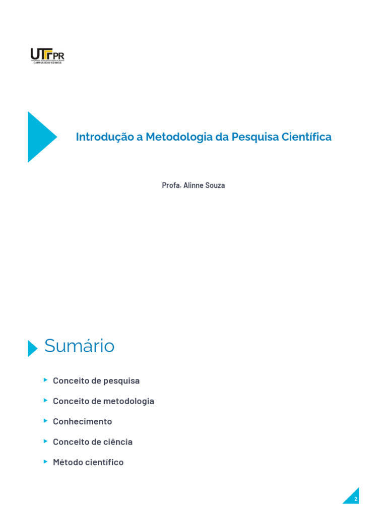 Metodologia da Pesquisa Científica | PDF | Método científico | Science