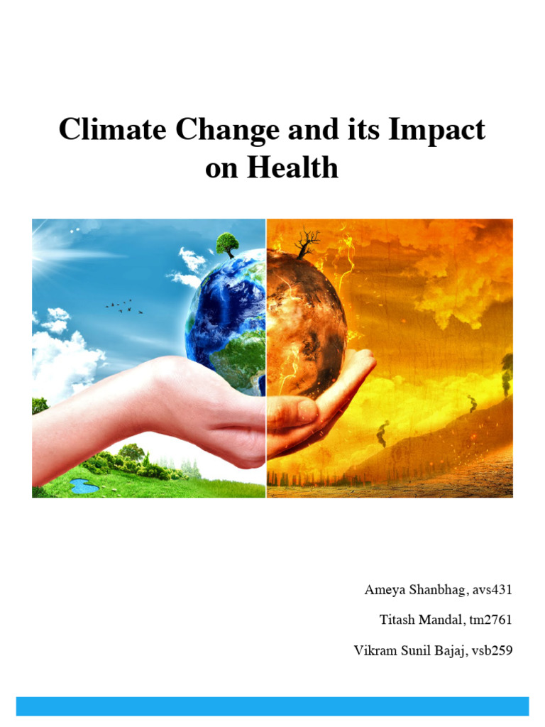 Climate Change Health Impact Analysis | PDF | Air Pollution