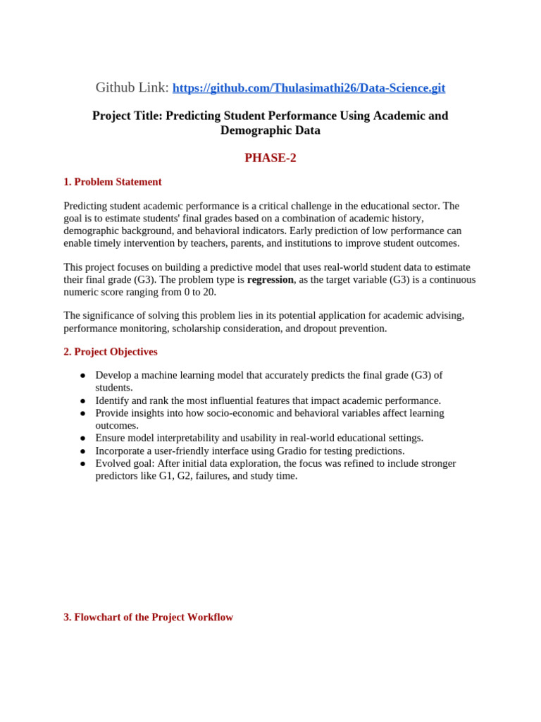 Predicting Student Performance Model | PDF | Errors And Residuals ...