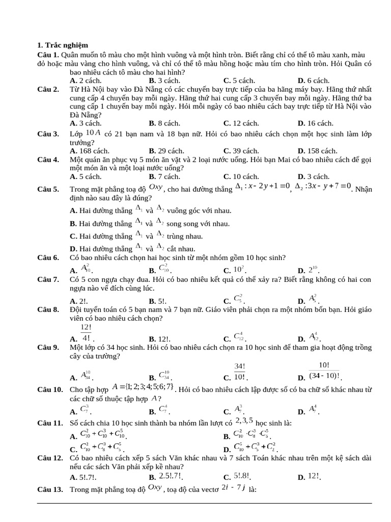 Toán | PDF
