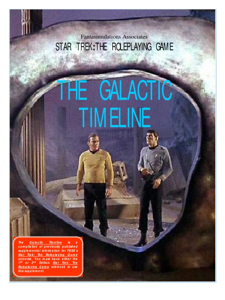 FASA - Trek Timeline - v1 PDF | PDF