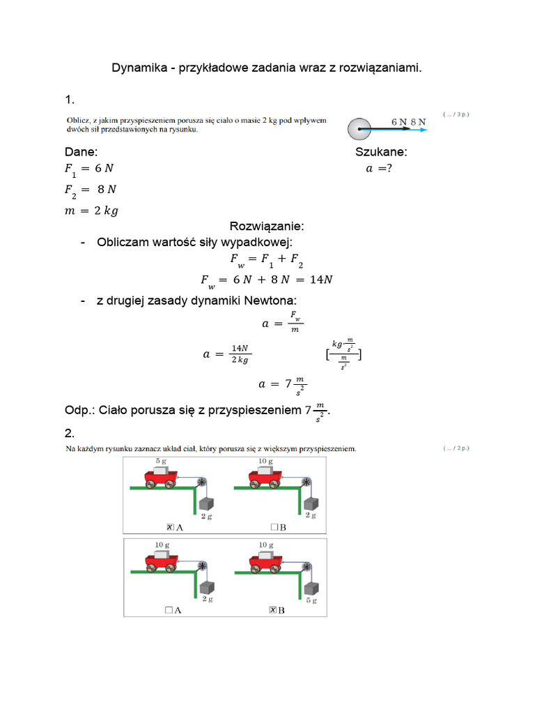 Dynamika | PDF