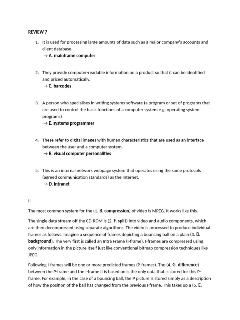 Review 7 | PDF