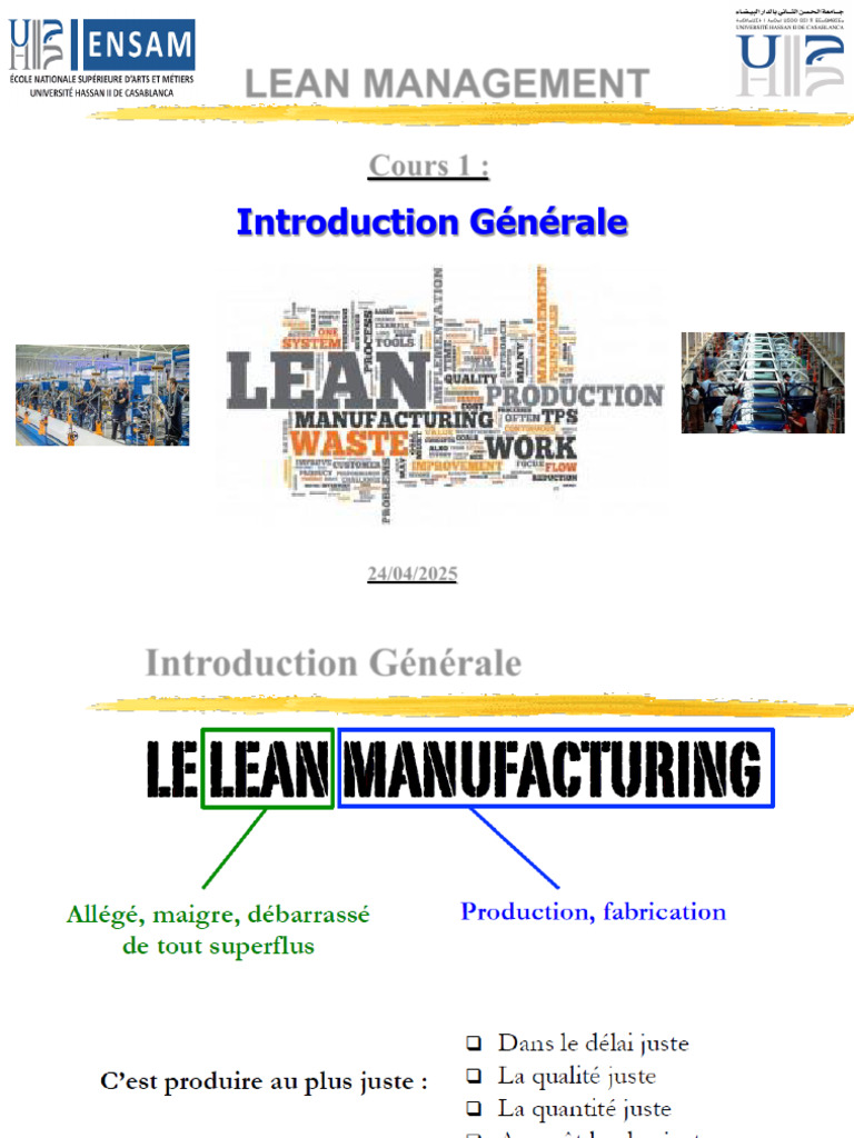 Introduction au Lean Management | PDF | Lean (production) | Management ...