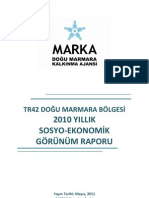 Dogu Marmara Sosyo Ekonomik Gorunum