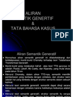 Aliran Semantik Generatif Dan Case Grammar (Compatibility Mode)