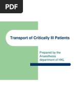 Patient Transfer: Intra vs Inter-Hospital | PDF | Intensive Care ...