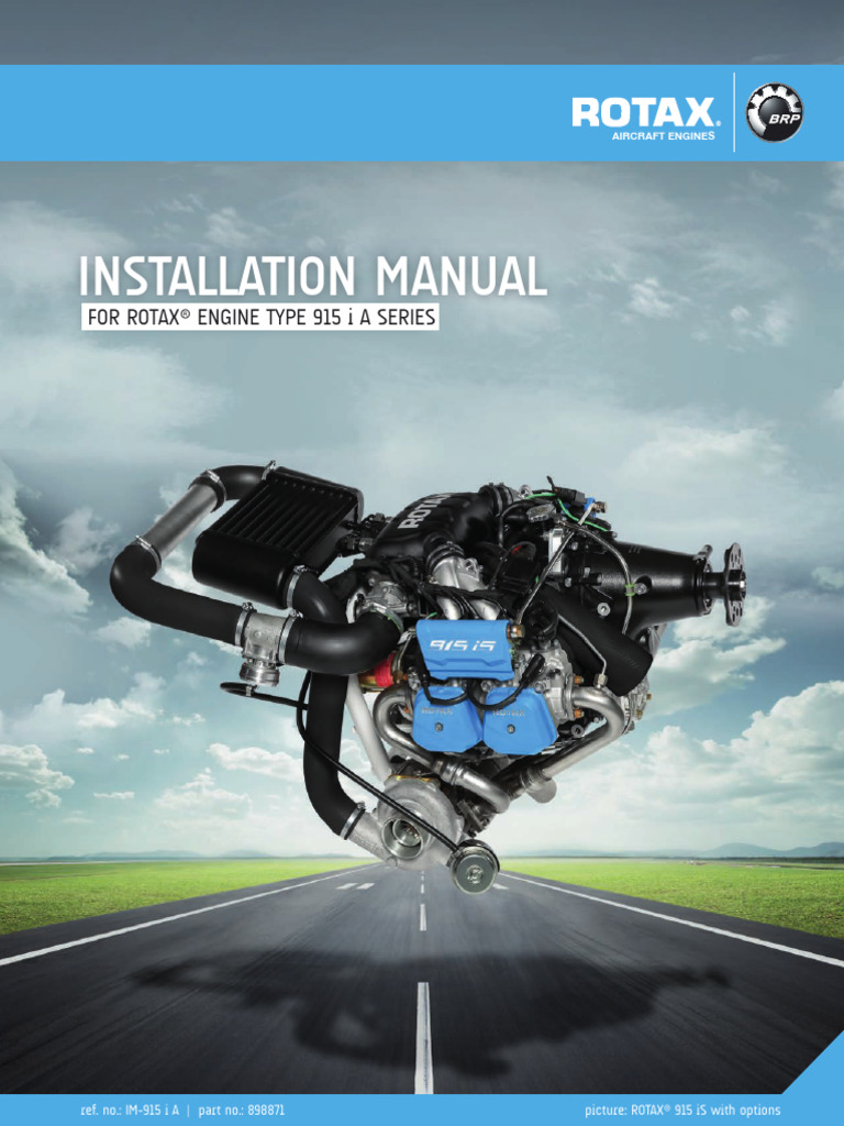 ROTAX 915 i A Engine Installation Manual | PDF | Engines