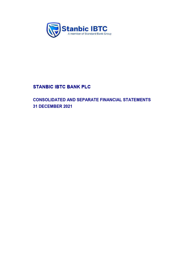 Stanbic IBTC Bank 2021 Financial Report | PDF | Governance | Regulatory ...