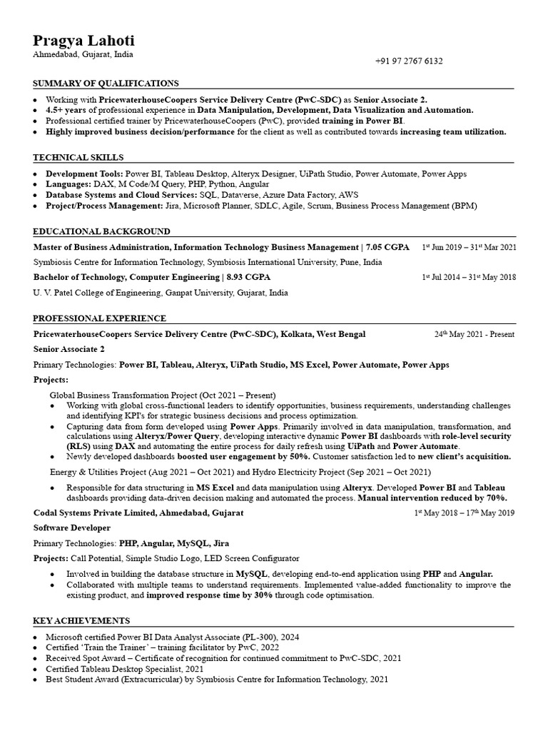 Data Analyst with Power BI Expertise | PDF | My Sql | Computing