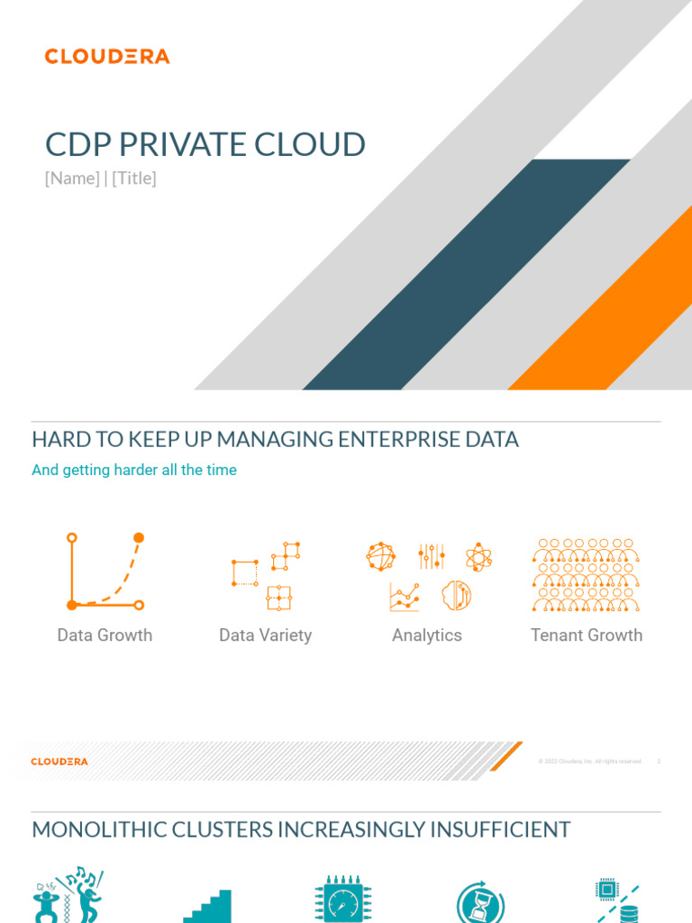 CDP Private Cloud: Modern Data Solutions | PDF | Computer Hardware ...