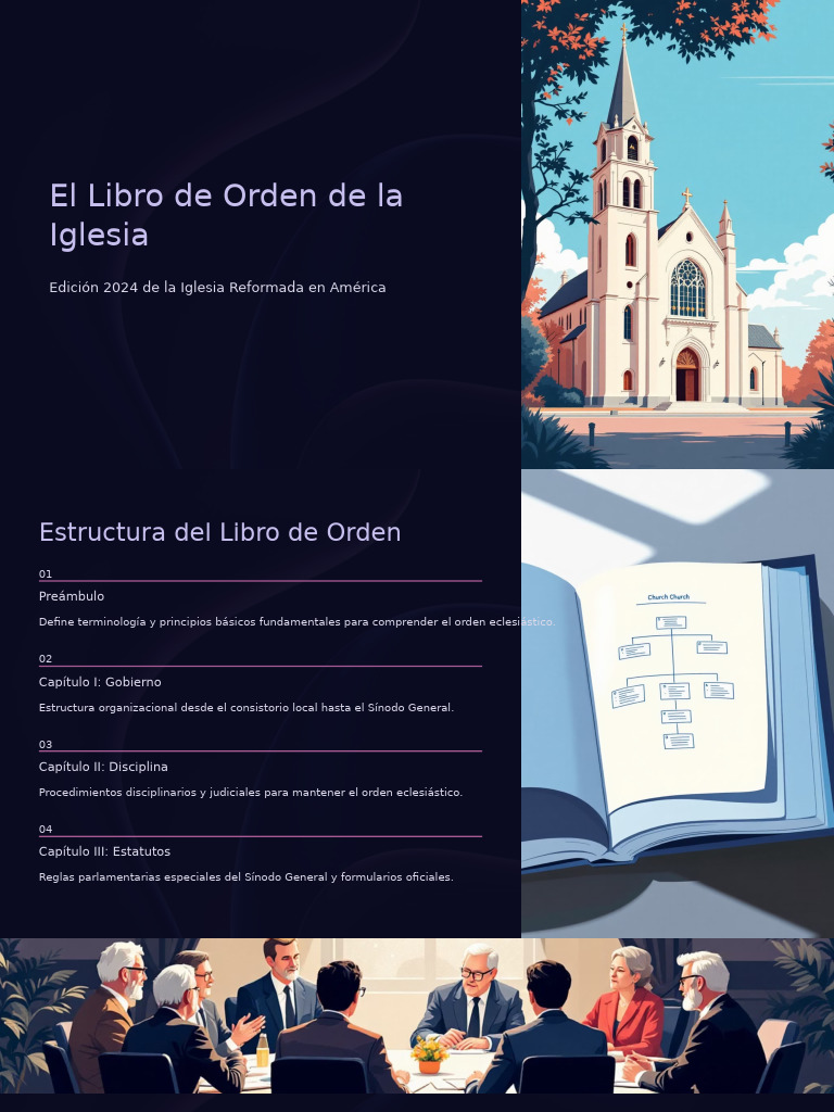 Libro de Orden de la Iglesia Reformada | PDF | Iglesia cristiana | Diácono