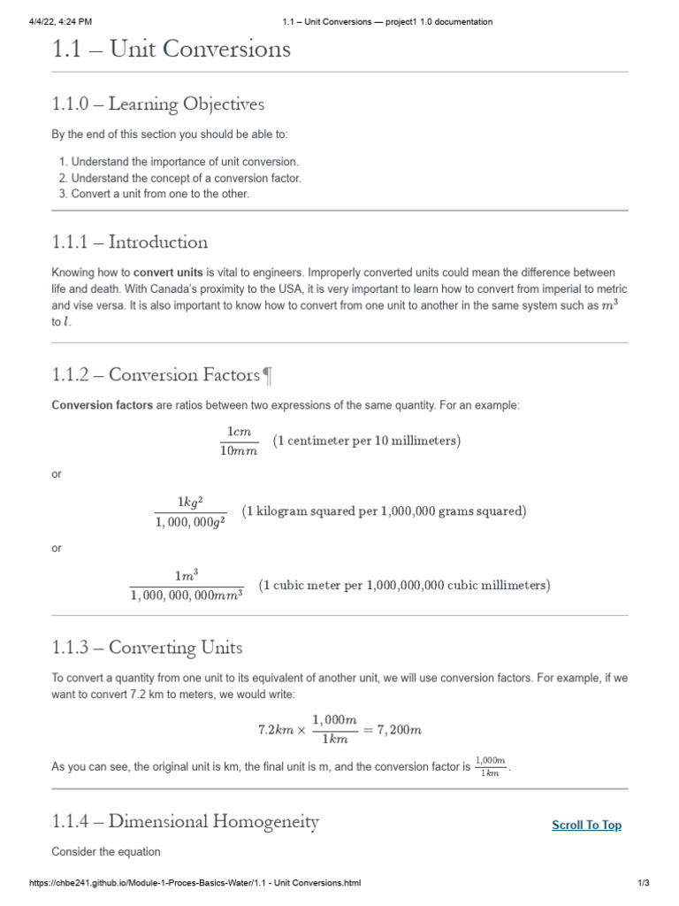 Unit Conversion Techniques for Engineers | PDF | Physical Quantities ...